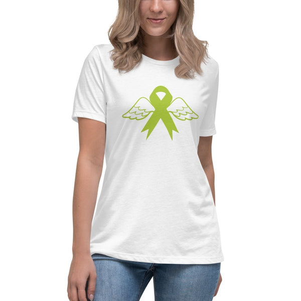 Non - Hodgkin's Lymphoma Women's Angel Tee - JohnVsGBMWhiteS