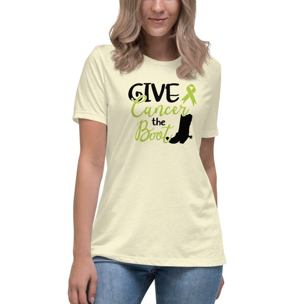 Non - Hodgkin's Lymphoma Women's Boots Tee - JohnVsGBMCitronS