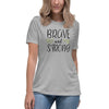 Non - Hodgkin's Lymphoma Women's Brave Tee - JohnVsGBMAthletic HeatherS