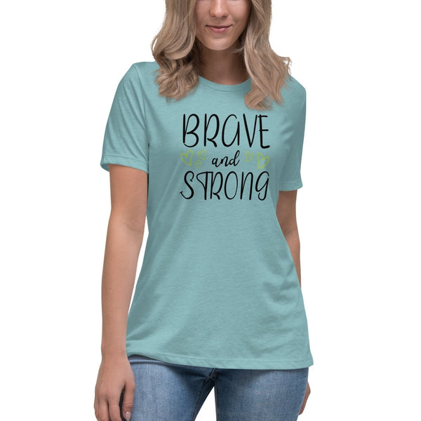 Non - Hodgkin's Lymphoma Women's Brave Tee - JohnVsGBMHeather Blue LagoonS