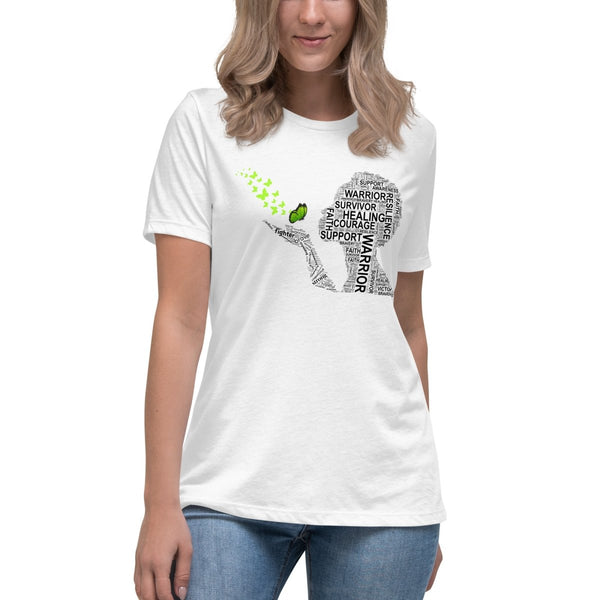 Non - Hodgkin's Lymphoma Women's Butterfly Tee - JohnVsGBMWhiteS