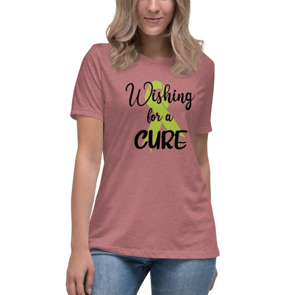 Non - Hodgkin's Lymphoma Women's Cure Tee - JohnVsGBMHeather MauveS