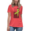 Non - Hodgkin's Lymphoma Women's Faith Ribbon Tee - JohnVsGBMHeather RedS