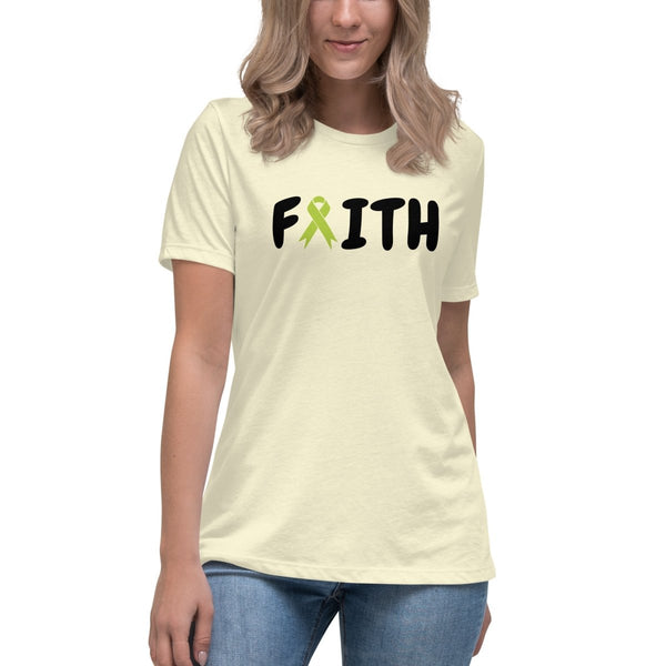 Non - Hodgkin's Lymphoma Women's Faith Tee - JohnVsGBMCitronS