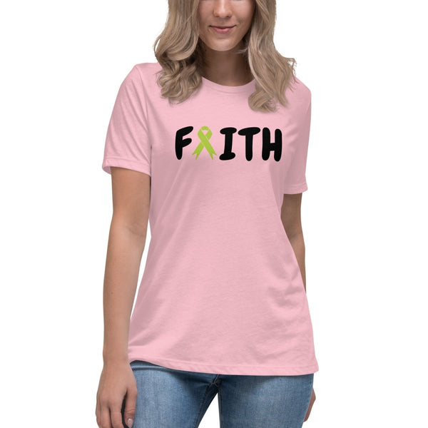 Non - Hodgkin's Lymphoma Women's Faith Tee - JohnVsGBMPinkS