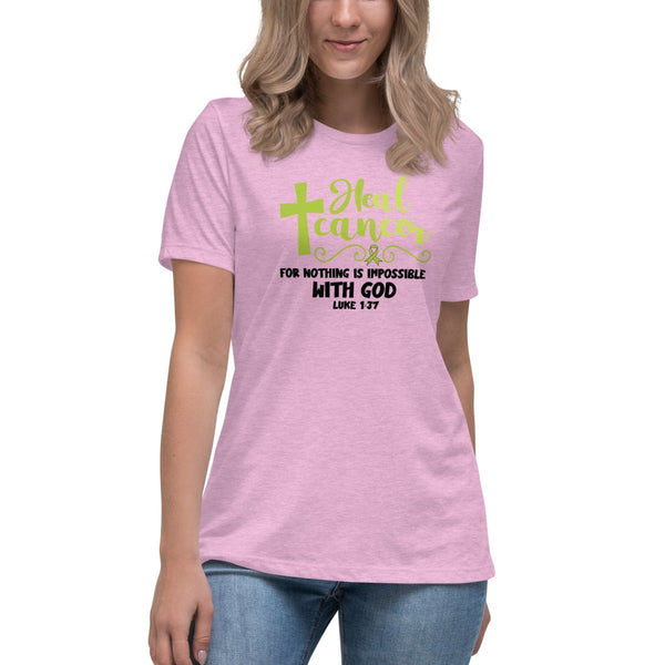 Non - Hodgkin's Lymphoma Women's Luke Tee - JohnVsGBMHeather Prism LilacS