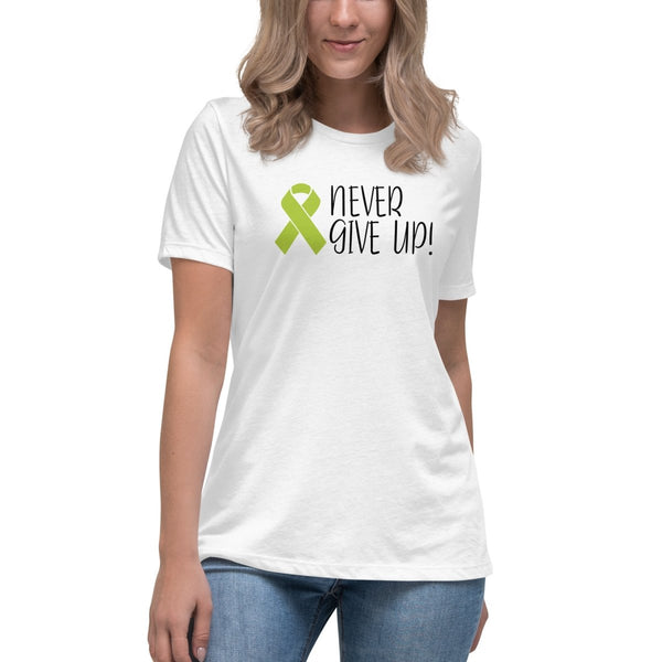 Non - Hodgkin's Lymphoma Women's Never Tee - JohnVsGBMWhiteS