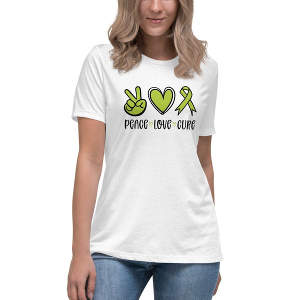 Non - Hodgkin's Lymphoma Women's Peace Tee - JohnVsGBMWhiteS