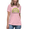 Non - Hodgkin's Lymphoma Women's Rainbow Tee - JohnVsGBMPinkS