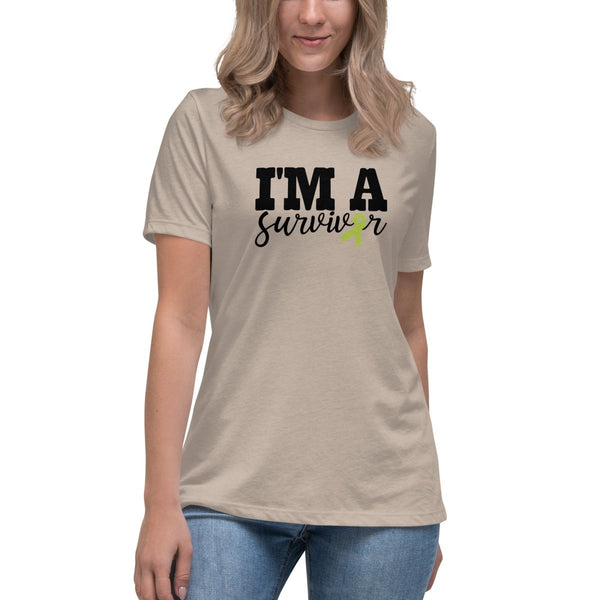 Non - Hodgkin's Lymphoma Women's Survivor Tee - JohnVsGBMHeather StoneS