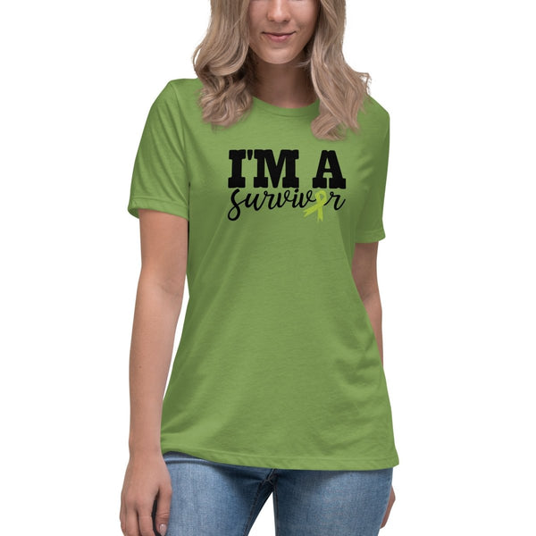 Non - Hodgkin's Lymphoma Women's Survivor Tee - JohnVsGBMLeafS