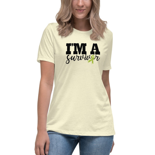 Non - Hodgkin's Lymphoma Women's Survivor Tee - JohnVsGBMCitronS