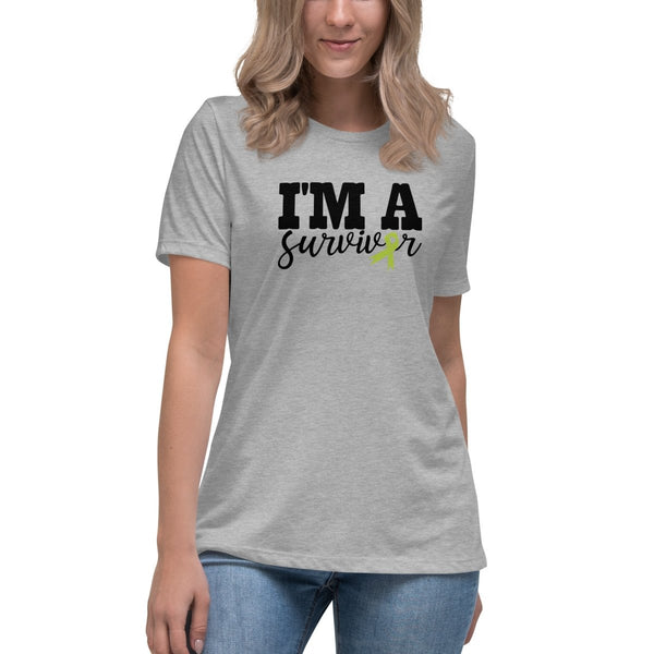 Non - Hodgkin's Lymphoma Women's Survivor Tee - JohnVsGBMAthletic HeatherS