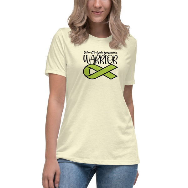 Non - Hodgkin's Lymphoma Women's Warrior Tee - JohnVsGBMCitronS