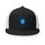 Optune 2 "Keep the Blue Light on" Cap - JohnVsGBMBlack/ White