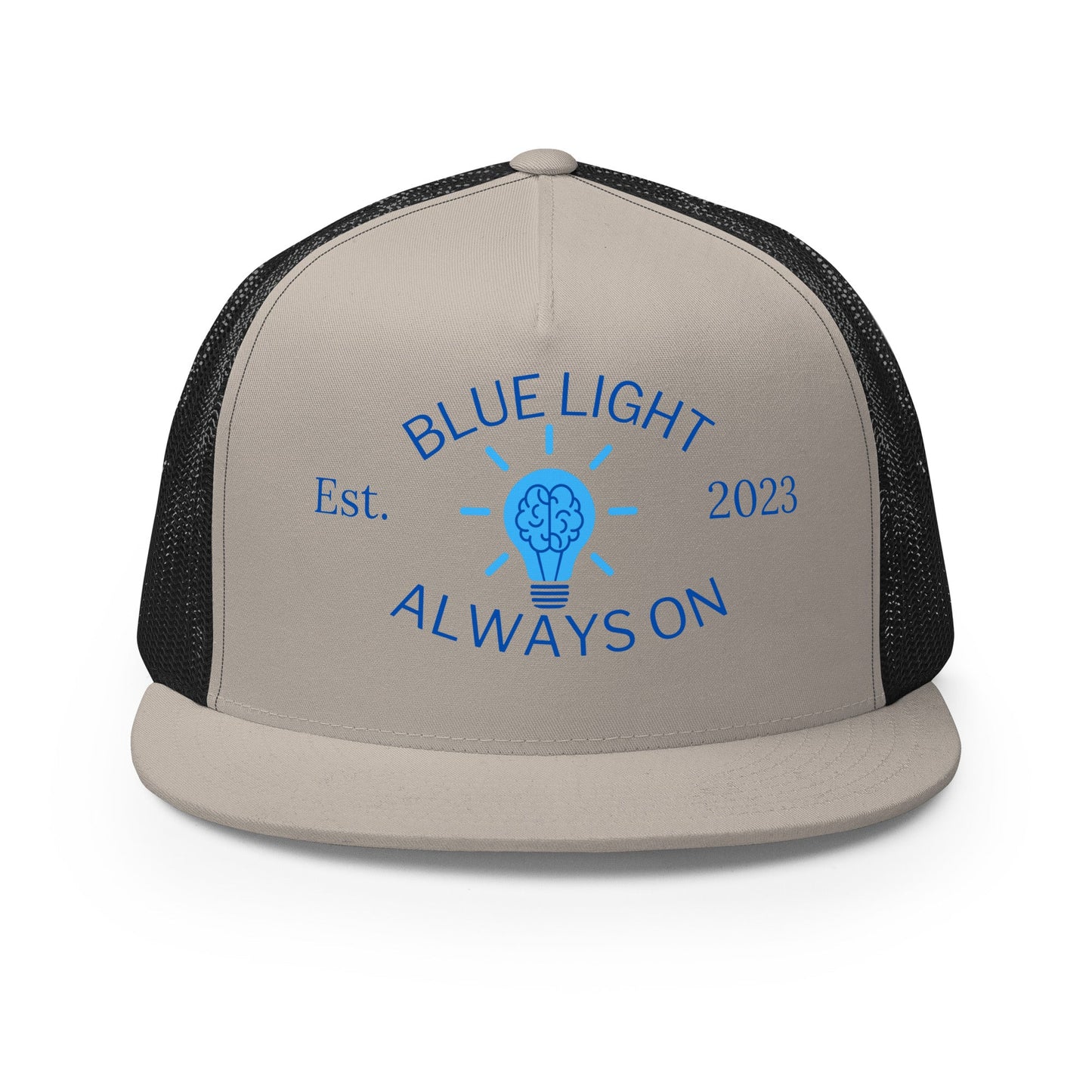 Optune 2 "Keep the Blue Light on" Cap - JohnVsGBMSilver/ Black