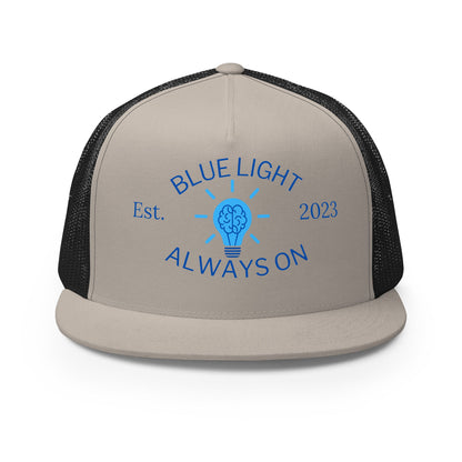 Optune 2 "Keep the Blue Light on" Cap - JohnVsGBMSilver/ Black