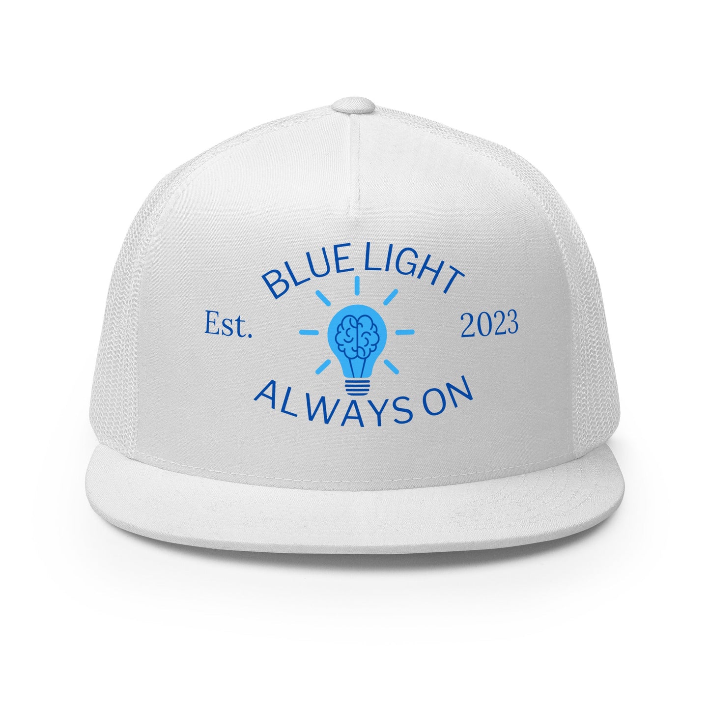 Optune 2 "Keep the Blue Light on" Cap - JohnVsGBMWhite