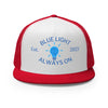 Optune 2 "Keep the Blue Light on" Cap - JohnVsGBMRed/ White/ Red