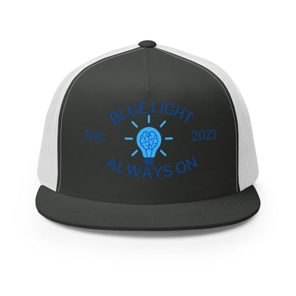 Optune 2 "Keep the Blue Light on" Cap - JohnVsGBMCharcoal/ White