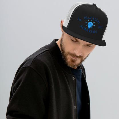 Optune 2 "Keep the Blue Light on" Cap - JohnVsGBMWhite