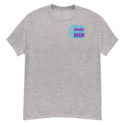 Optune Its Okay to Stare Classic Tee - JohnVsGBMSport GreyS