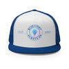 Optune "Keep the Blue Light on" Cap - JohnVsGBMRoyal/ White/ Royal