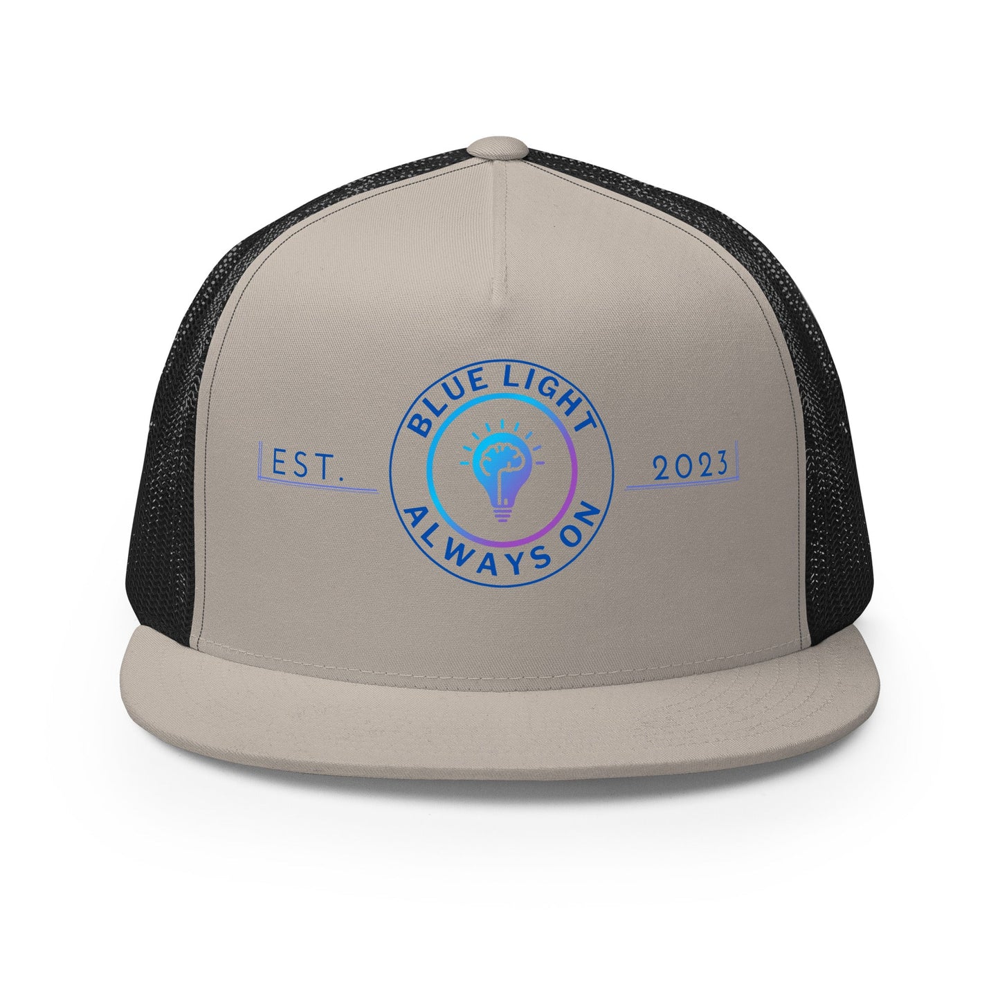 Optune "Keep the Blue Light on" Cap - JohnVsGBMSilver/ Black