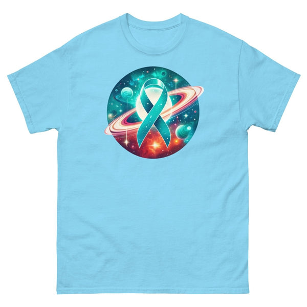 Ovarian Cancer Bright Moon Galaxy Tee - JohnVsGBMSkyS