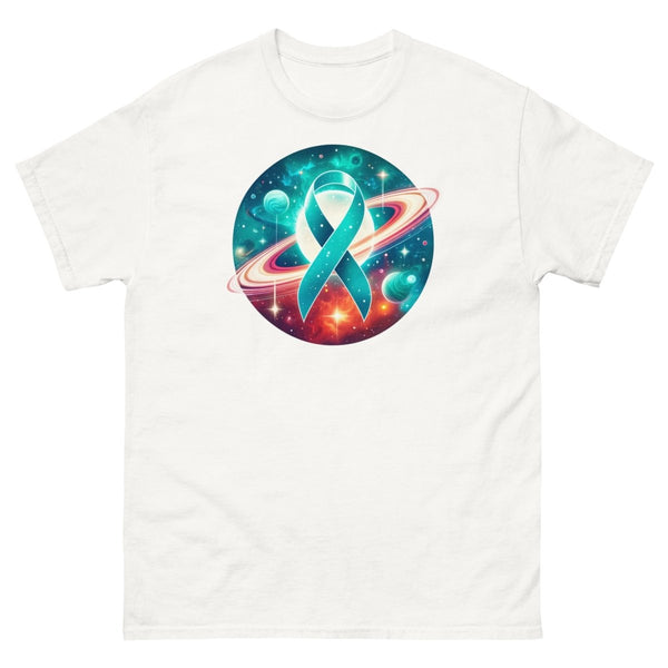 Ovarian Cancer Bright Moon Galaxy Tee - JohnVsGBMWhiteS