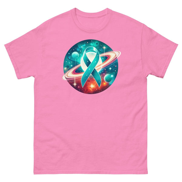 Ovarian Cancer Bright Moon Galaxy Tee - JohnVsGBMAzaleaS