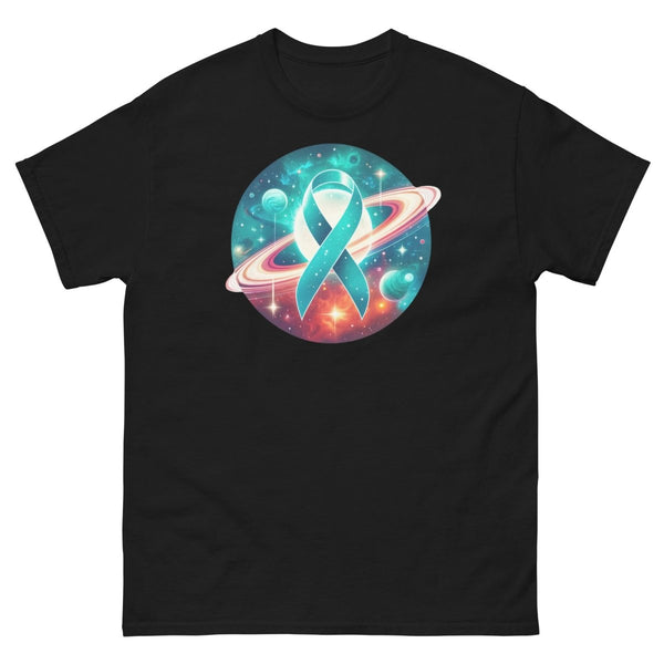 Ovarian Cancer Bright Moon Galaxy Tee - JohnVsGBMBlackS