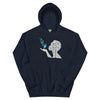 Ovarian Cancer Butterfly Hoodie - JohnVsGBMNavyS