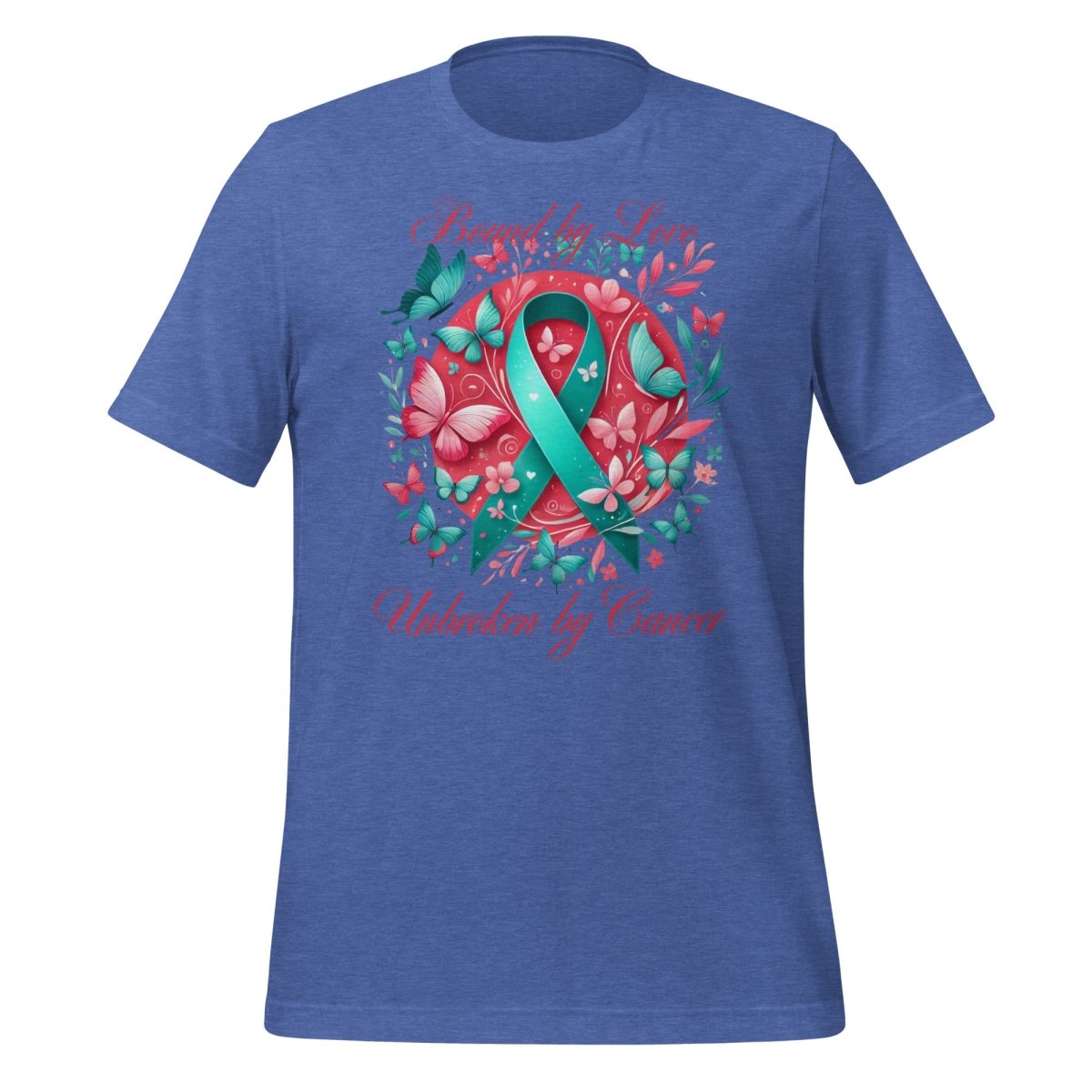 Ovarian Cancer Butterfly Love Tee - JohnVsGBMHeather True RoyalS