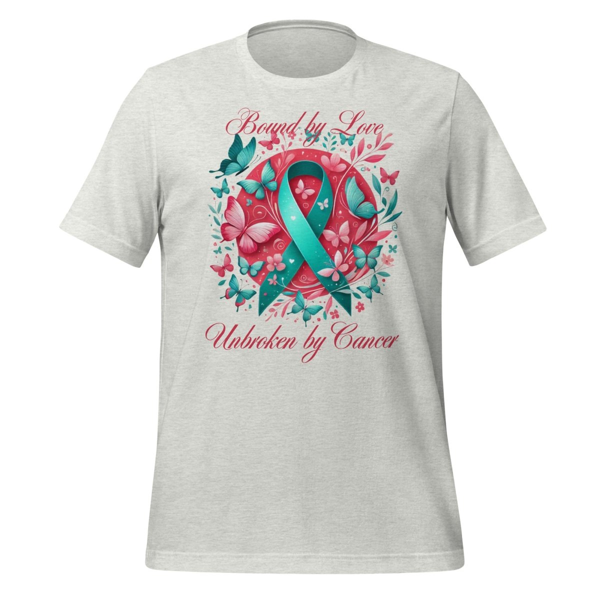 Ovarian Cancer Butterfly Love Tee - JohnVsGBMAshS