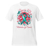 Ovarian Cancer Butterfly Love Tee - JohnVsGBMWhiteS