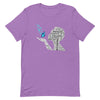 Ovarian Cancer Butterfly Tee - JohnVsGBMHeather Team PurpleXS