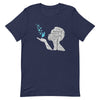 Ovarian Cancer Butterfly Tee - JohnVsGBMNavyXS