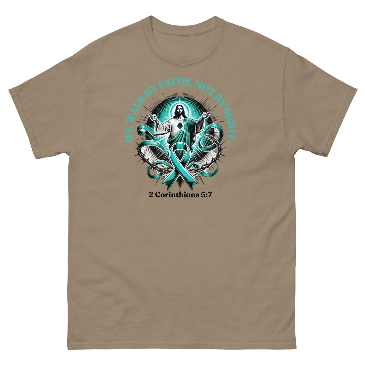 Ovarian Cancer Corinthians Tee - JohnVsGBMBrown SavanaS