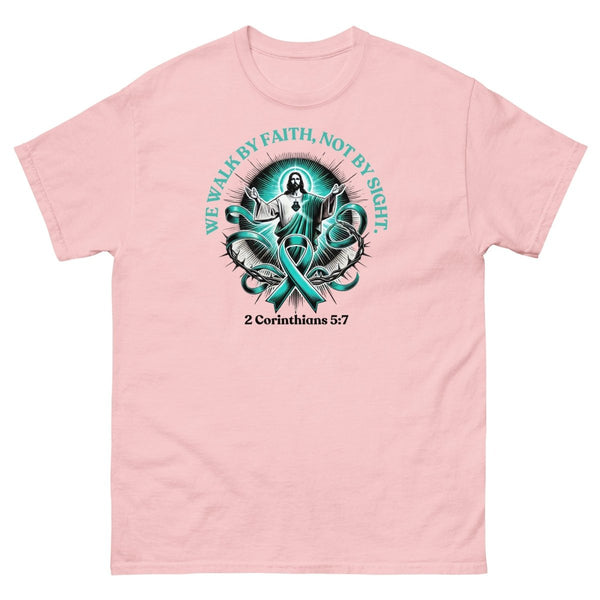 Ovarian Cancer Corinthians Tee - JohnVsGBMLight PinkS