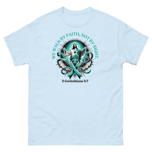 Ovarian Cancer Corinthians Tee - JohnVsGBMLight BlueS