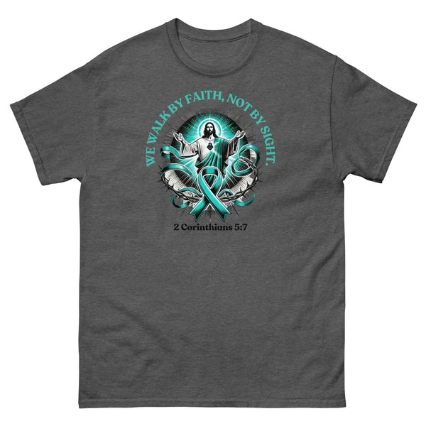 Ovarian Cancer Corinthians Tee - JohnVsGBMDark HeatherS