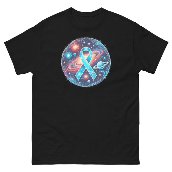 Ovarian Cancer Cosmic Galaxy Tee - JohnVsGBMBlackS