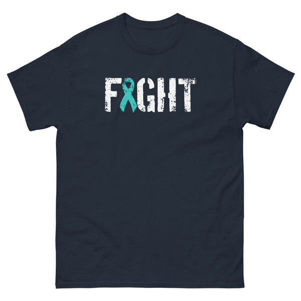 Ovarian Cancer Fight Tee - JohnVsGBMNavyS