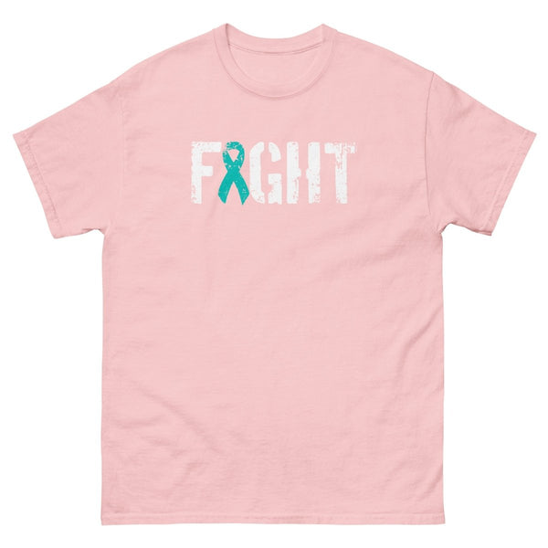 Ovarian Cancer Fight Tee - JohnVsGBMLight PinkS