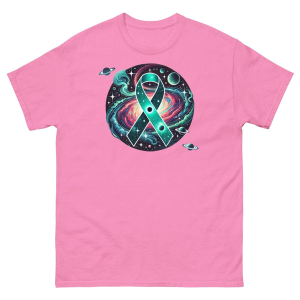 Ovarian Cancer Galaxy Tee - JohnVsGBMAzaleaS