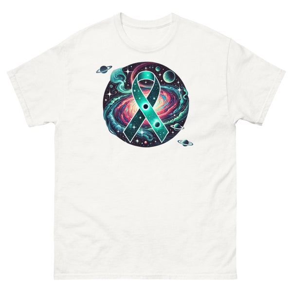 Ovarian Cancer Galaxy Tee - JohnVsGBMWhiteS