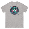 Ovarian Cancer Galaxy Tee - JohnVsGBMSport GreyS