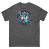 Ovarian Cancer Galaxy Tee - JohnVsGBMDark HeatherS