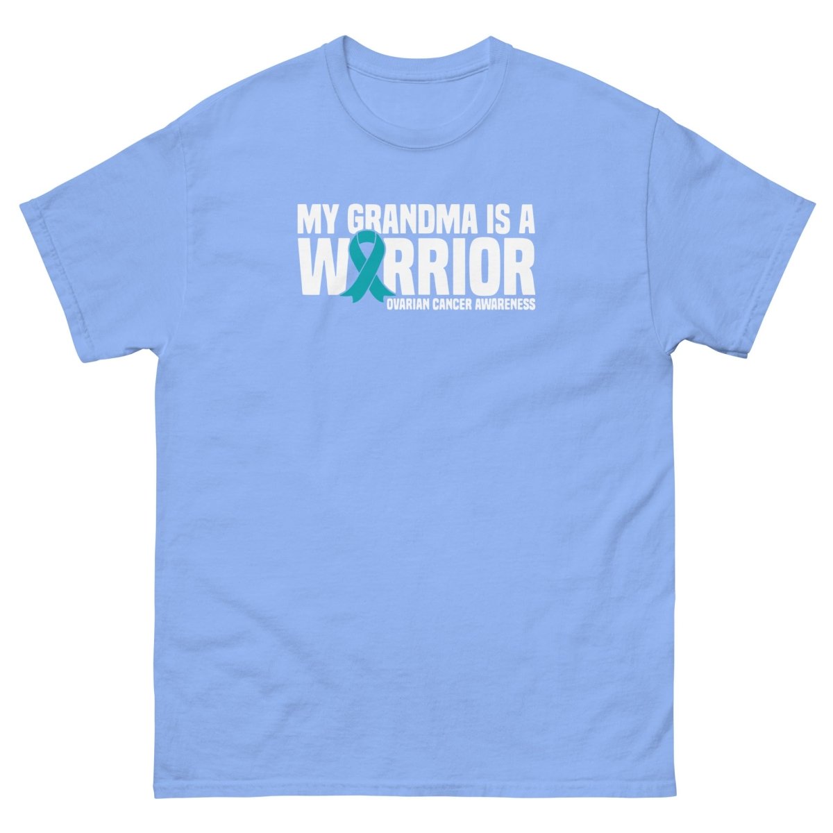 Ovarian Cancer Grandma Tee - JohnVsGBMCarolina BlueS